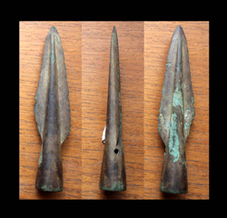 Bronze Age, Spear Point, Socketed, Urnfield Culture c. 1000-800 BC